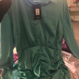 New elegant business dress silky